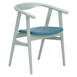 Hans J Wegner The U 525 Chair Blue/Light Blue